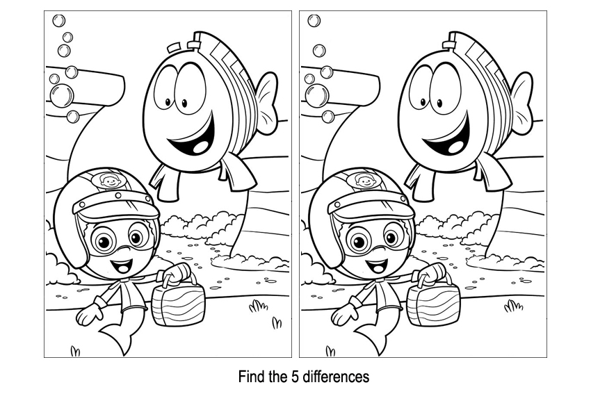Spot Difference Games Print